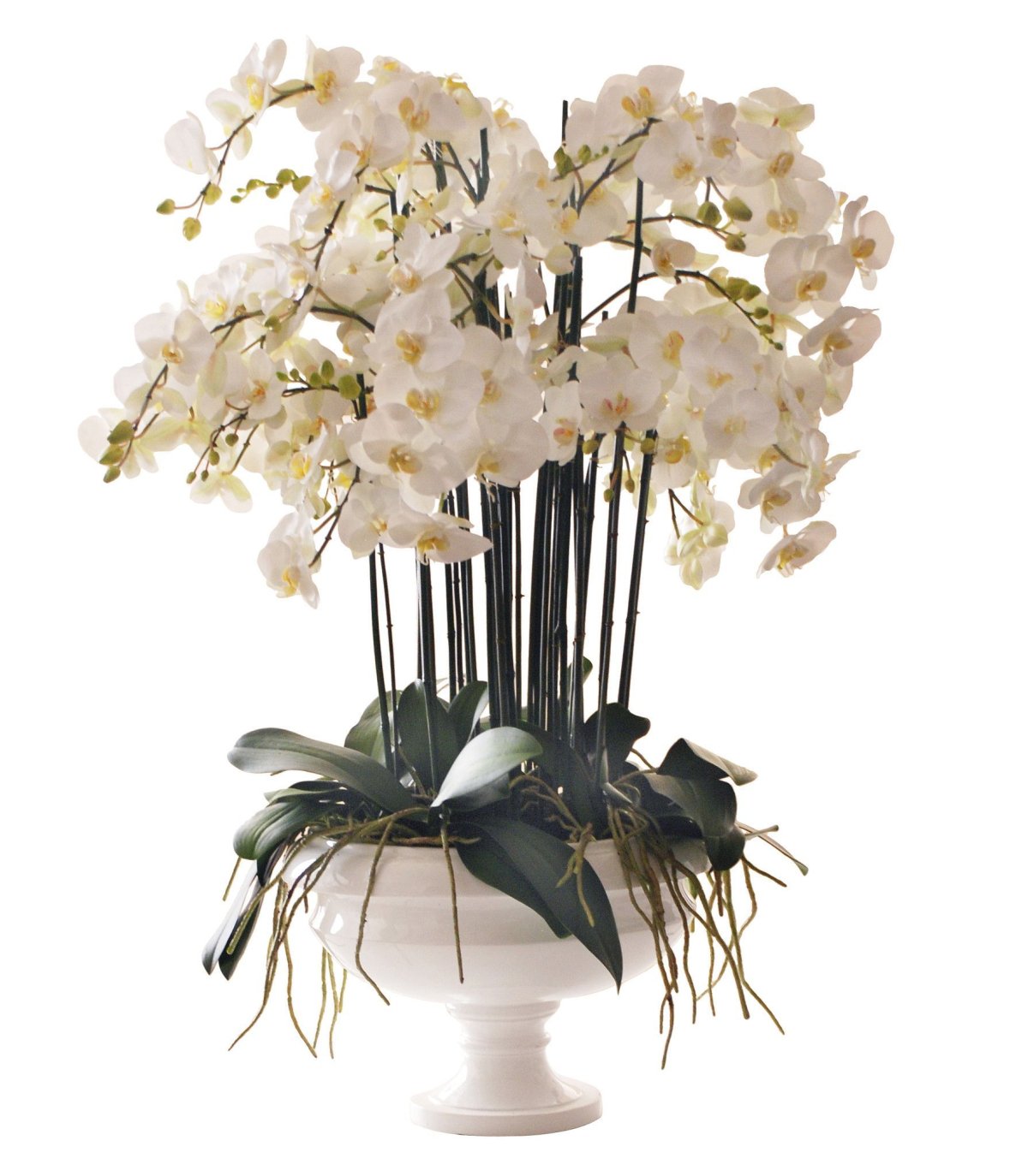 Композиции с орхидеями искусственными