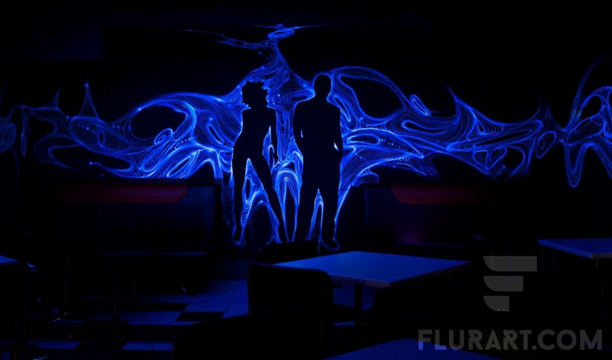 Выставка флуоресцентной живописи