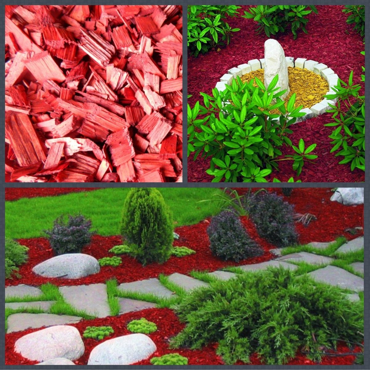 Мульча щепа ландшафт