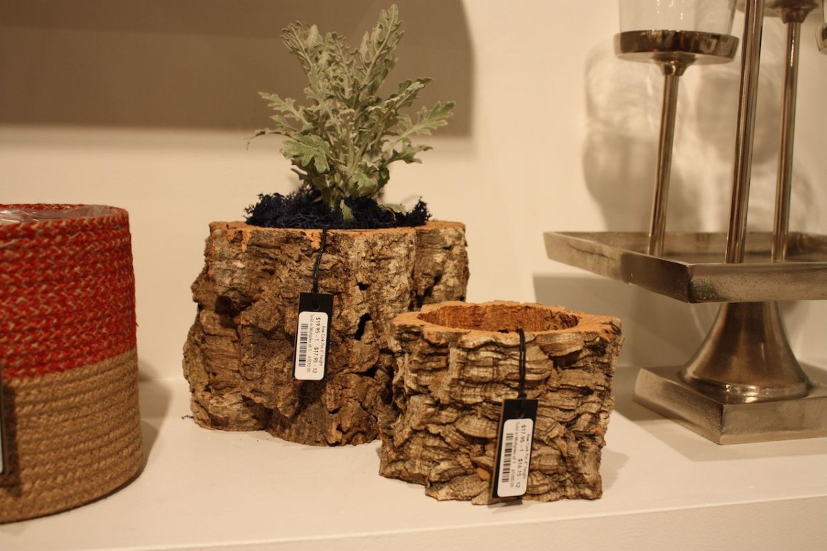 Декор из коры дерева