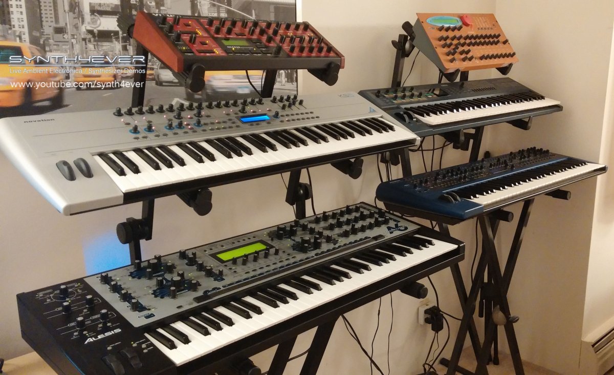 Синтезатор в студии