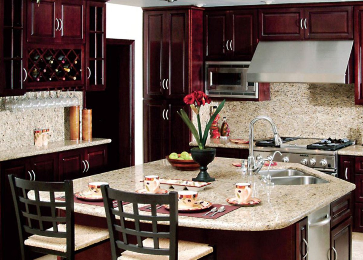 Нольте кухни бордо