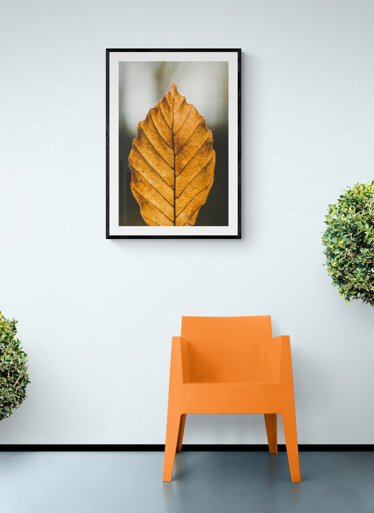 Постер желтый