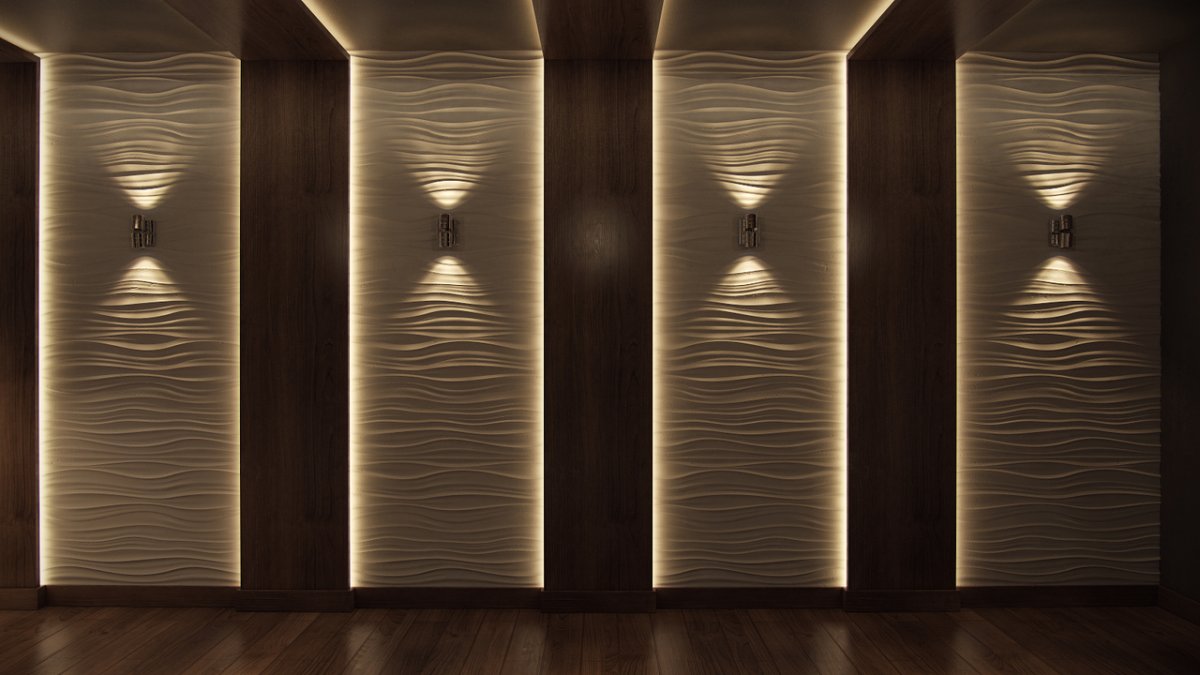 Декоративные рейки в интерьере