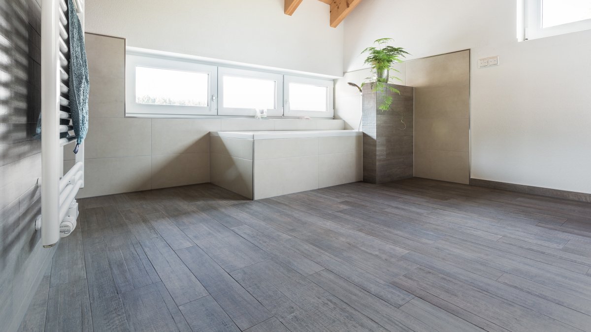 Линолеум серый однотонный