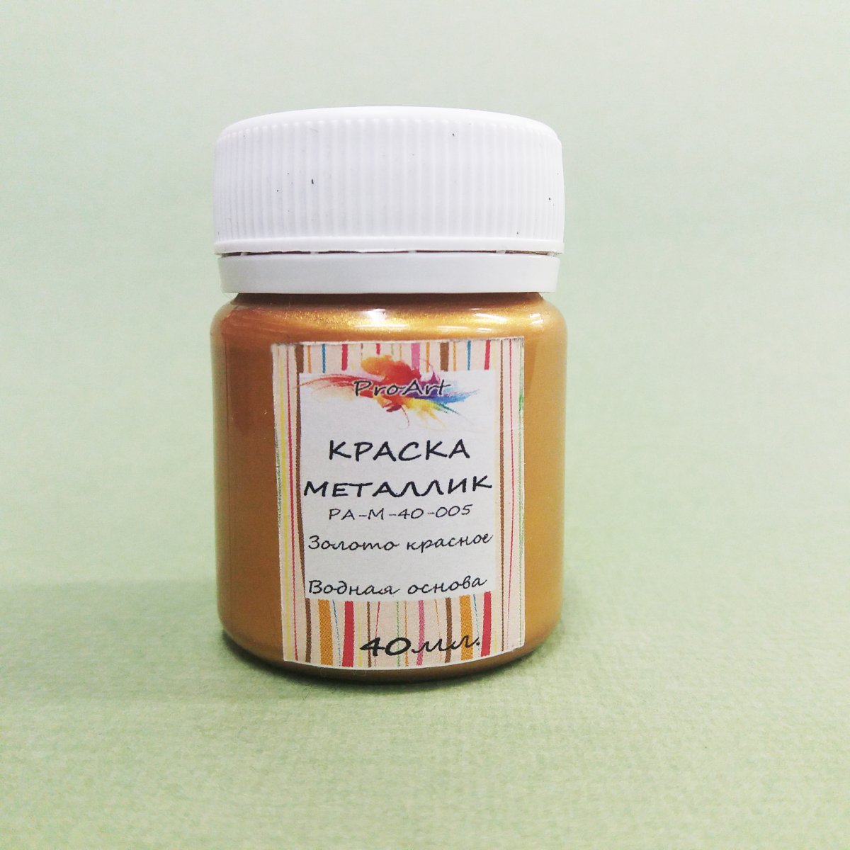 Акриловая краска металлик для декора