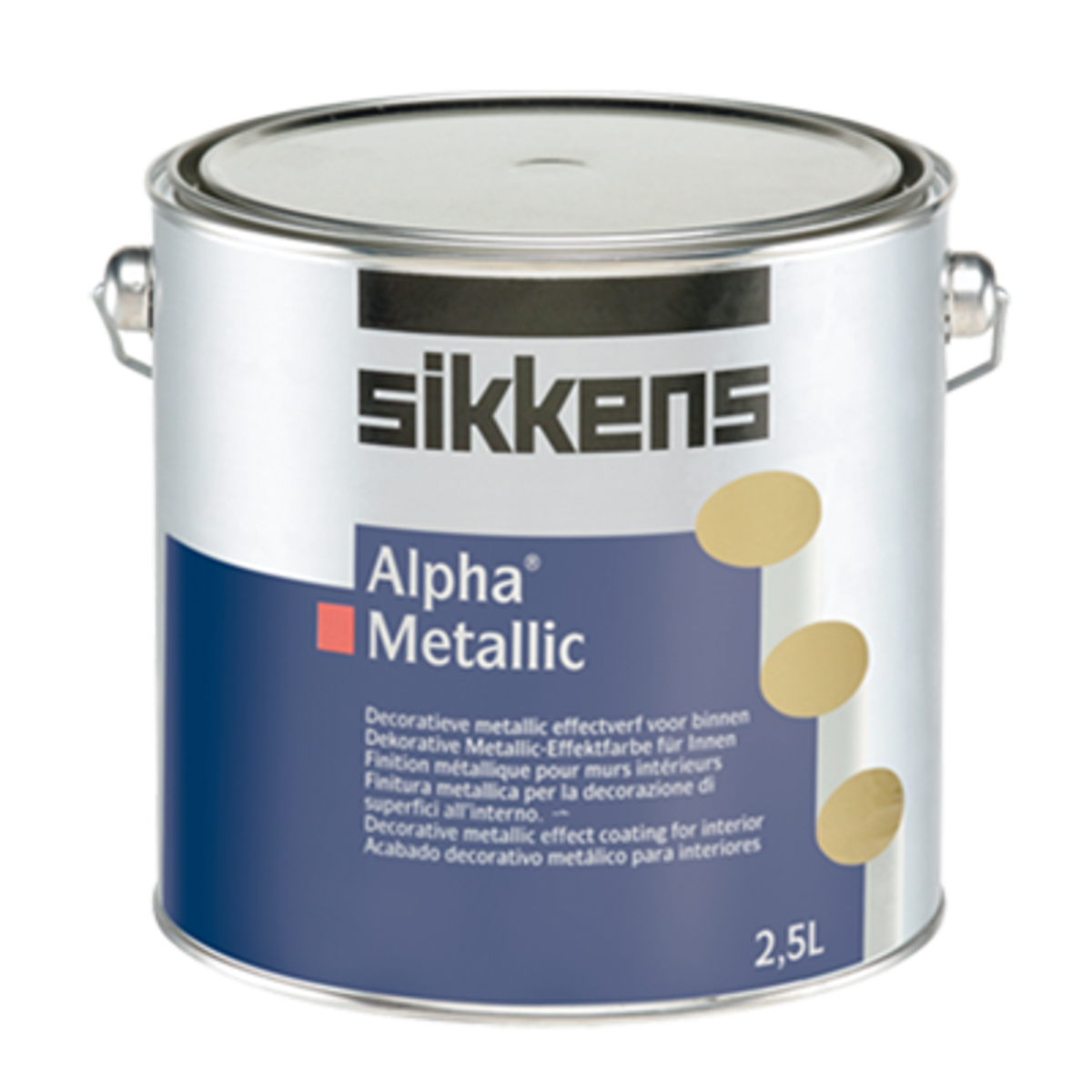 Интерьерная краска металлик