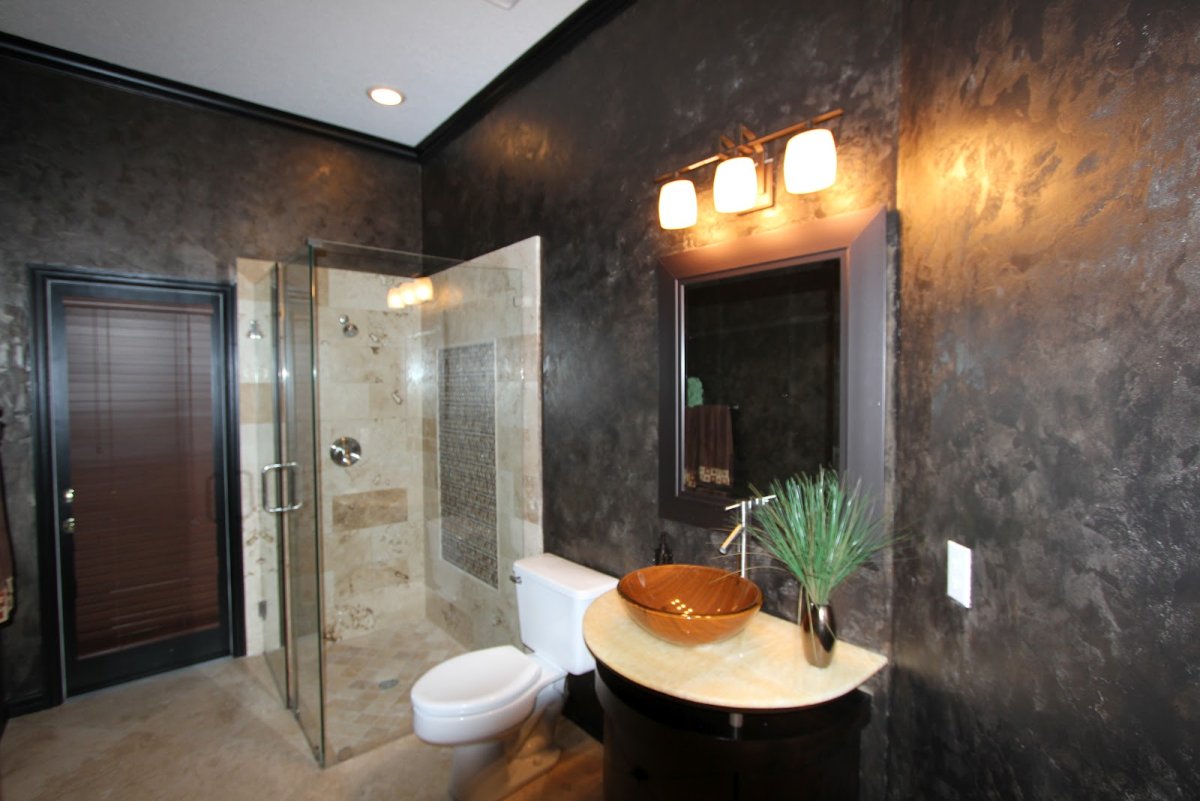 Краска металлик в интерьере