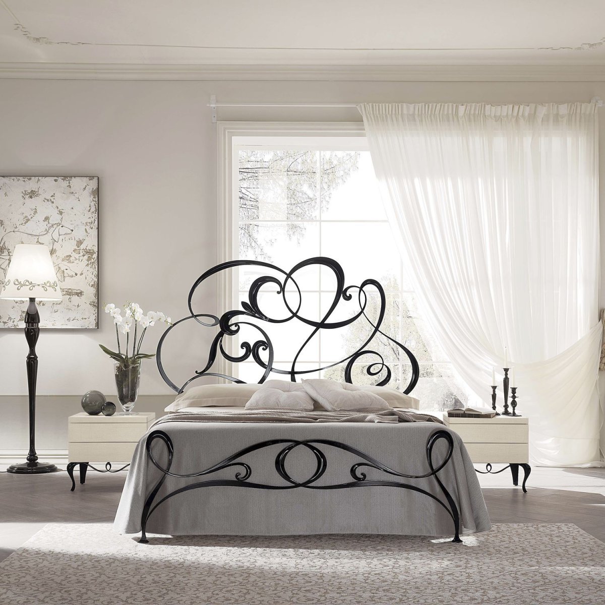 Кованая кровать Флоренция