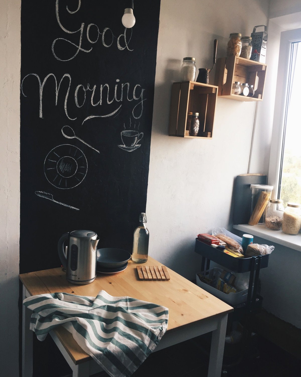 Грифельная доска в интерьере