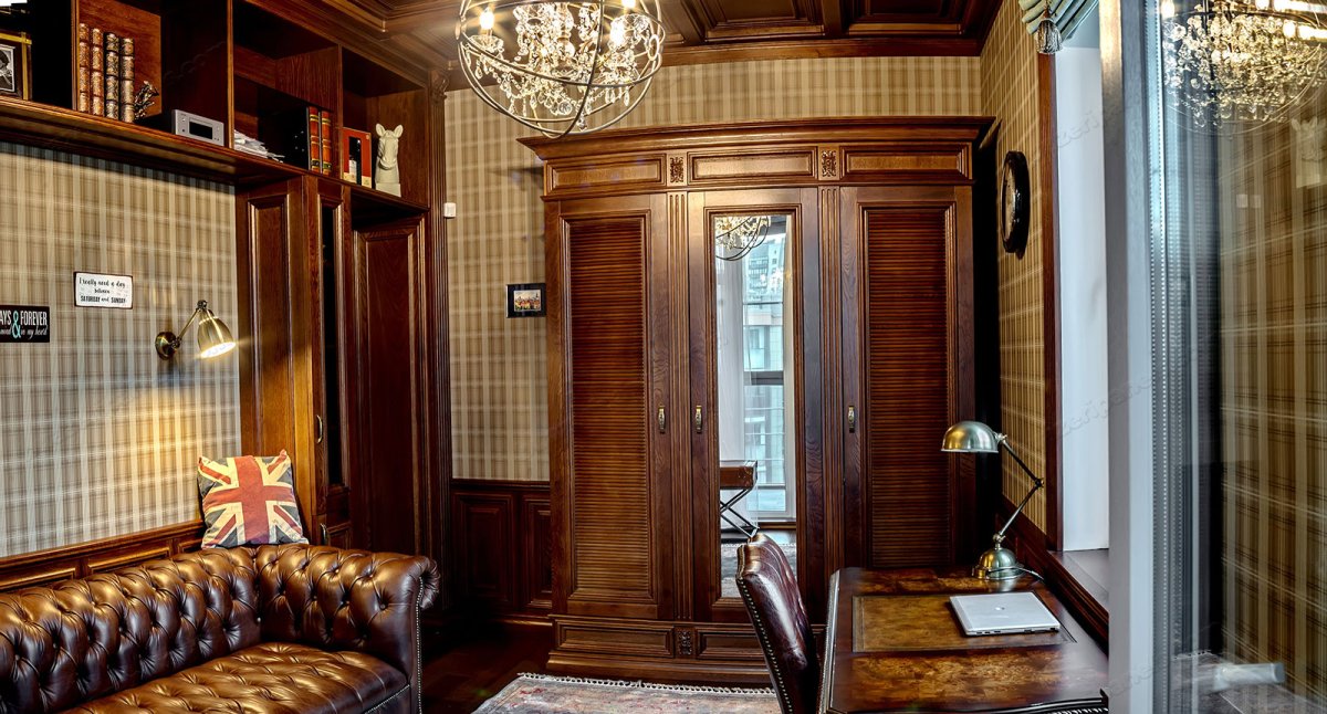 Кабинет в английском стиле