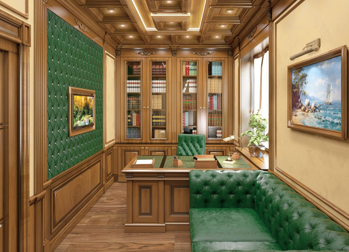 Интерьер кабинета Рэма Вяхирева