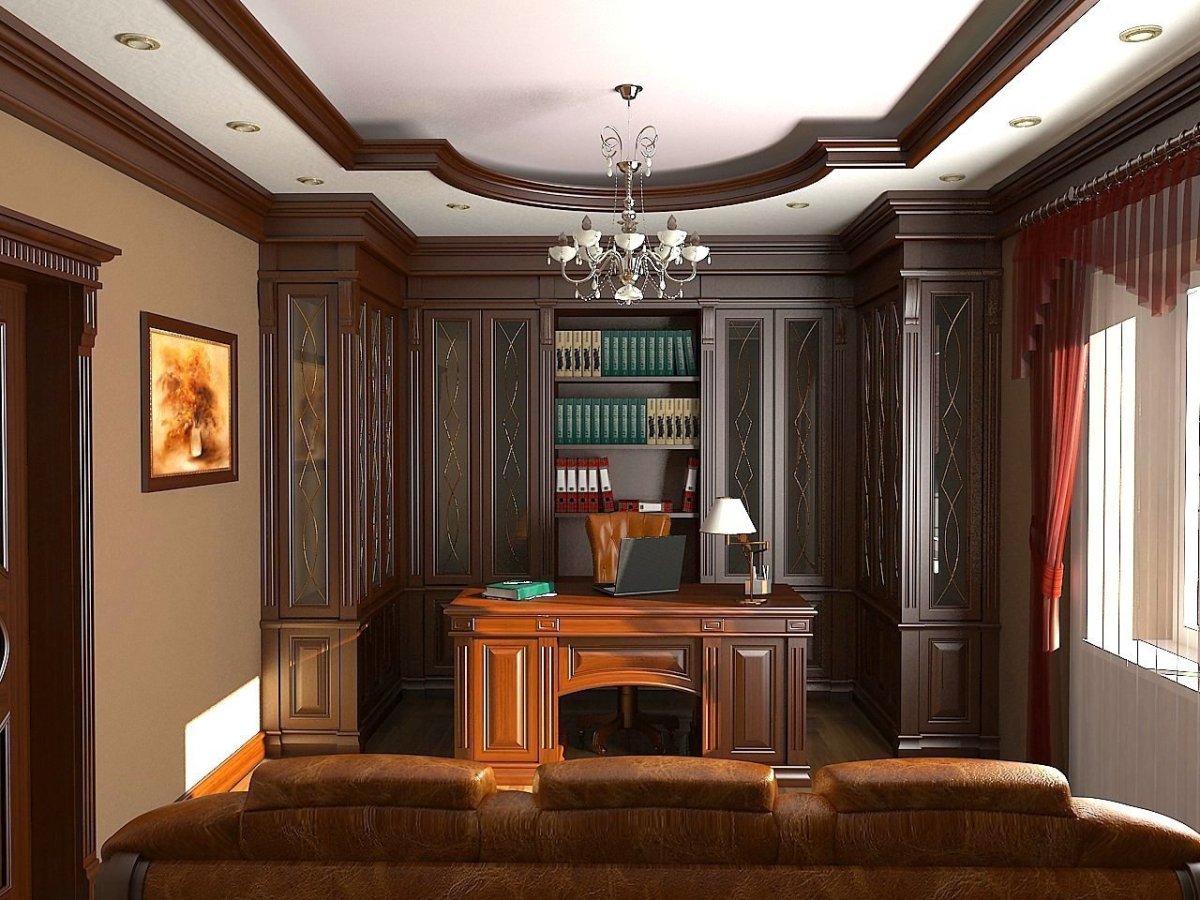 Кабинет в американском стиле