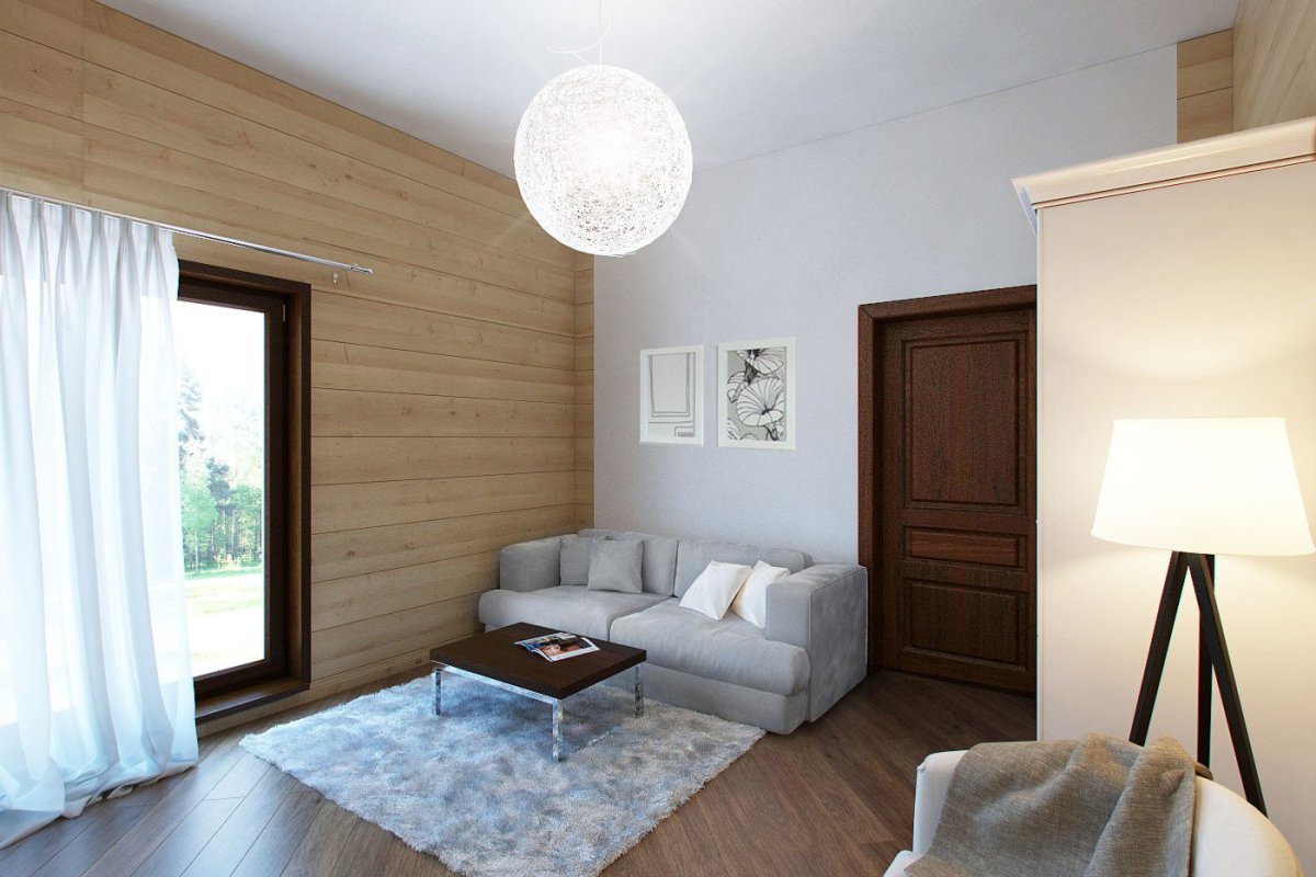 Tikkurila зеленый имитация бруса