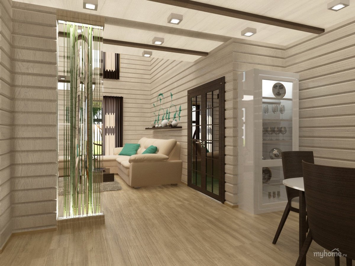 Перегородка из вагонки