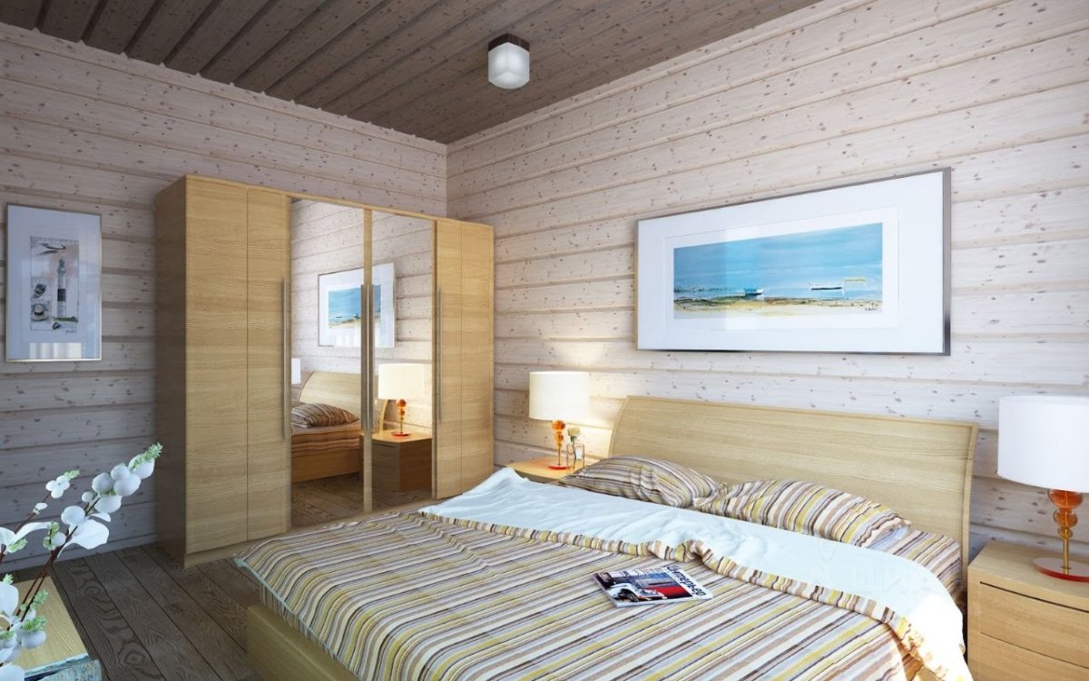 Отделка деревом в доме