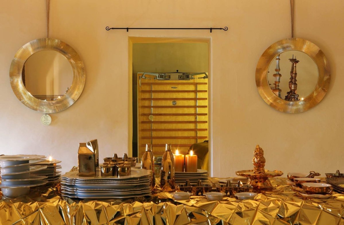 Серебро в интерьере