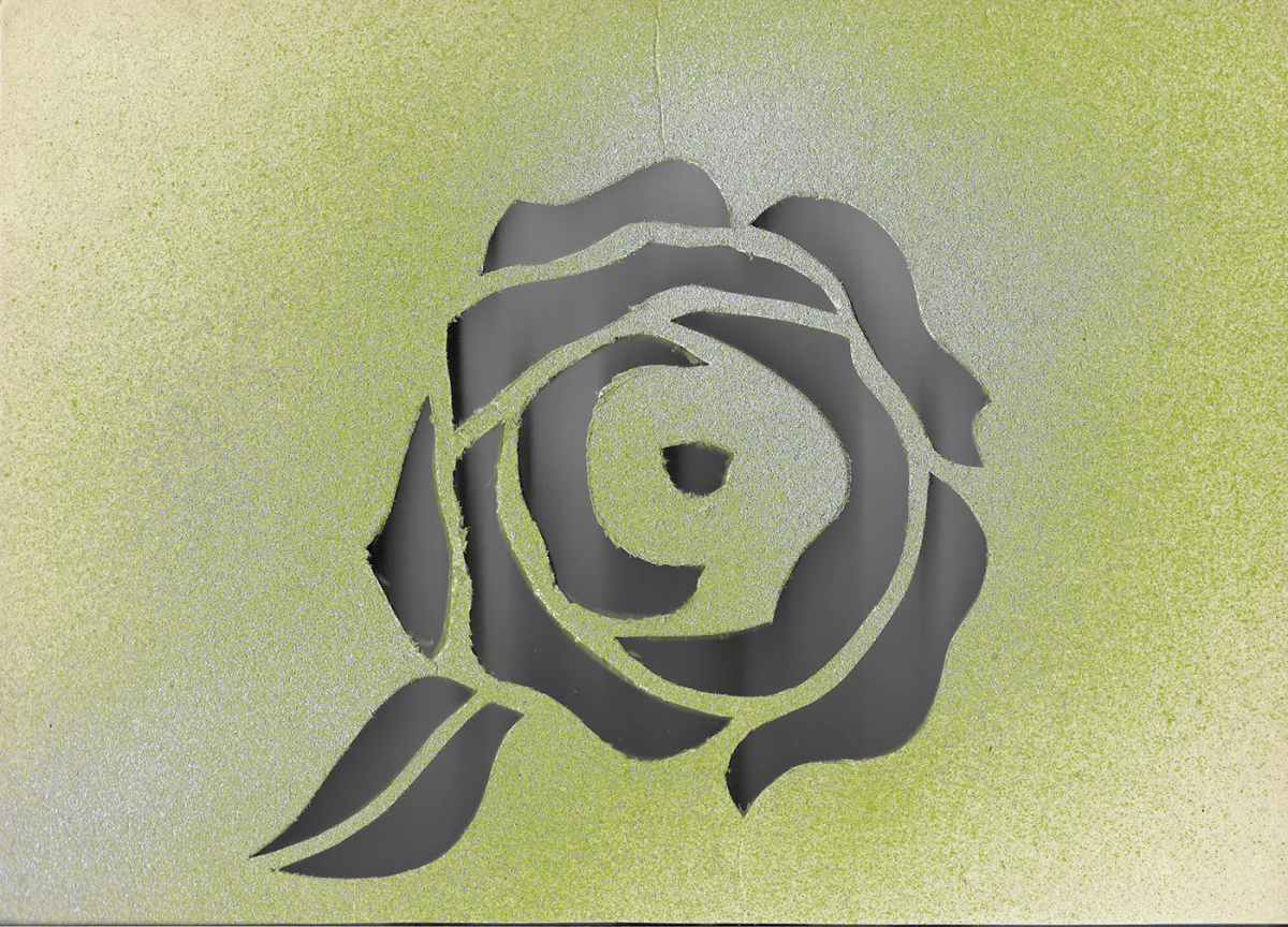 Роза граффити