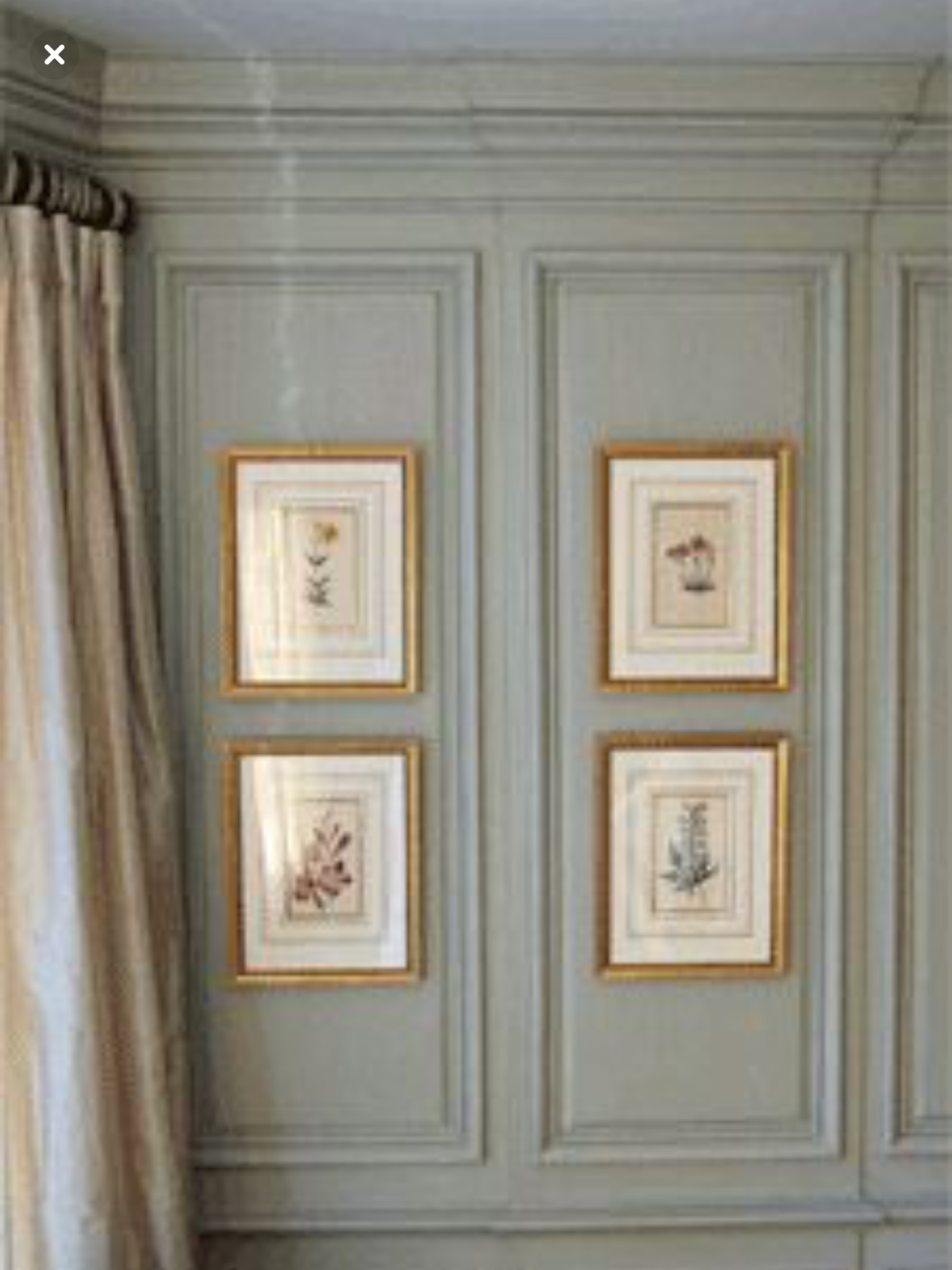 Разметка молдингов на стену