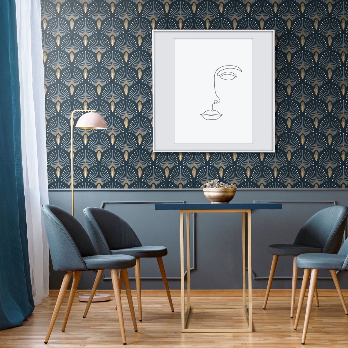 Флизелиновые papermint 0563 1925 Vert Clair/Dore коллекции Art deco