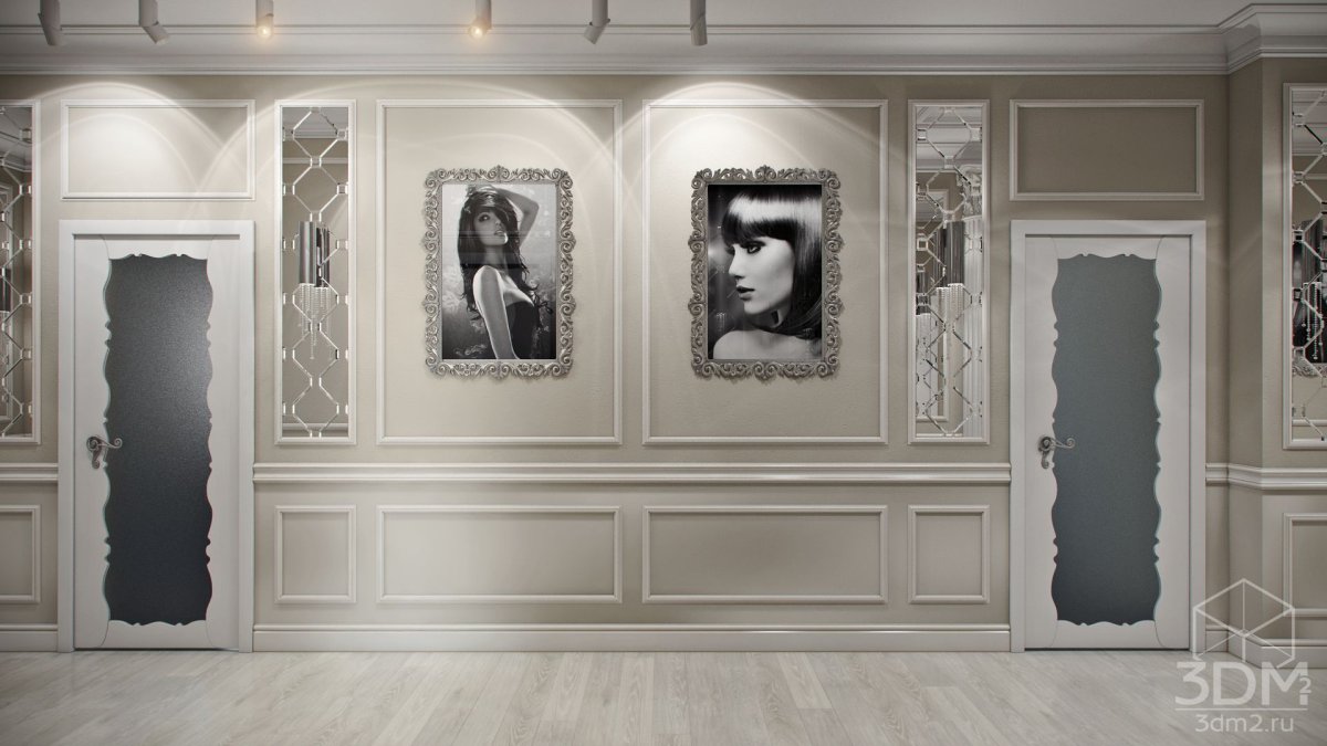 Молдинги рамки в интерьере