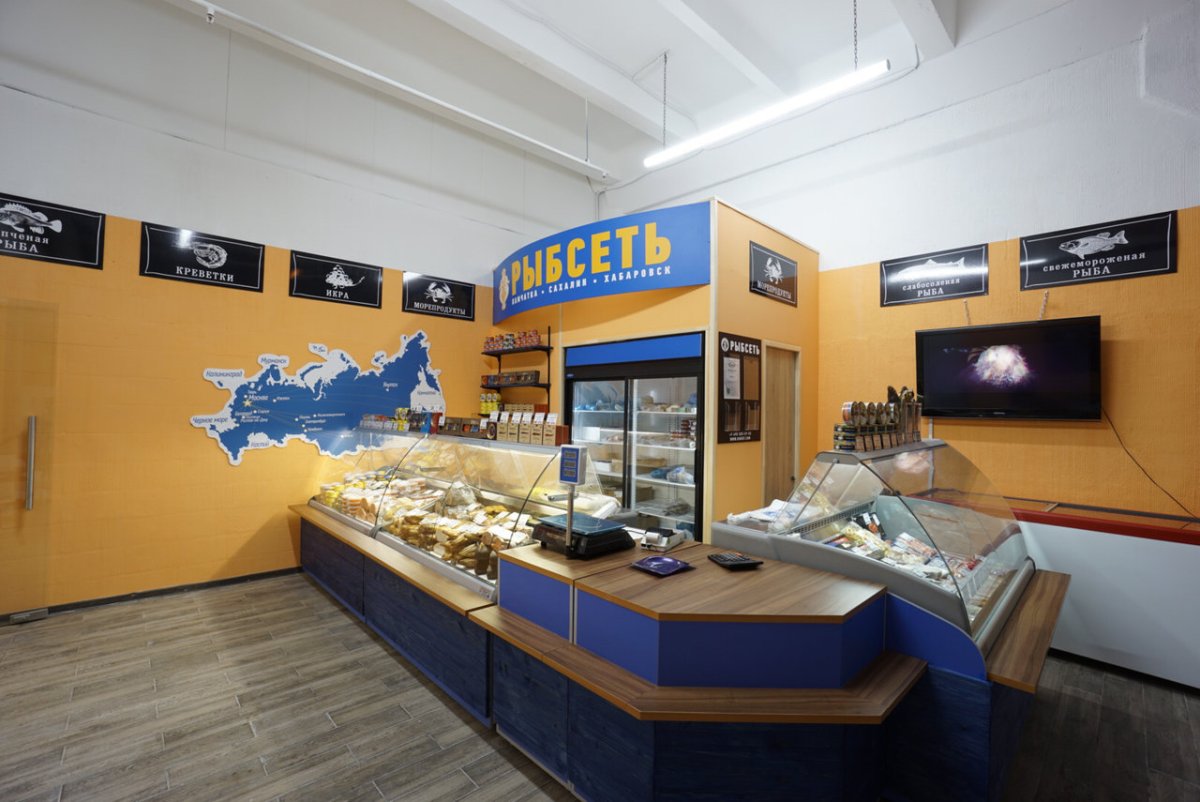 Рыбный ресторан интерьер