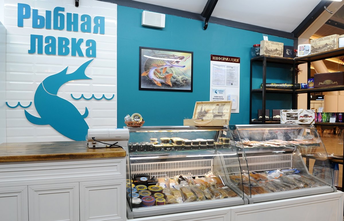 Рыбный ресторан интерьер