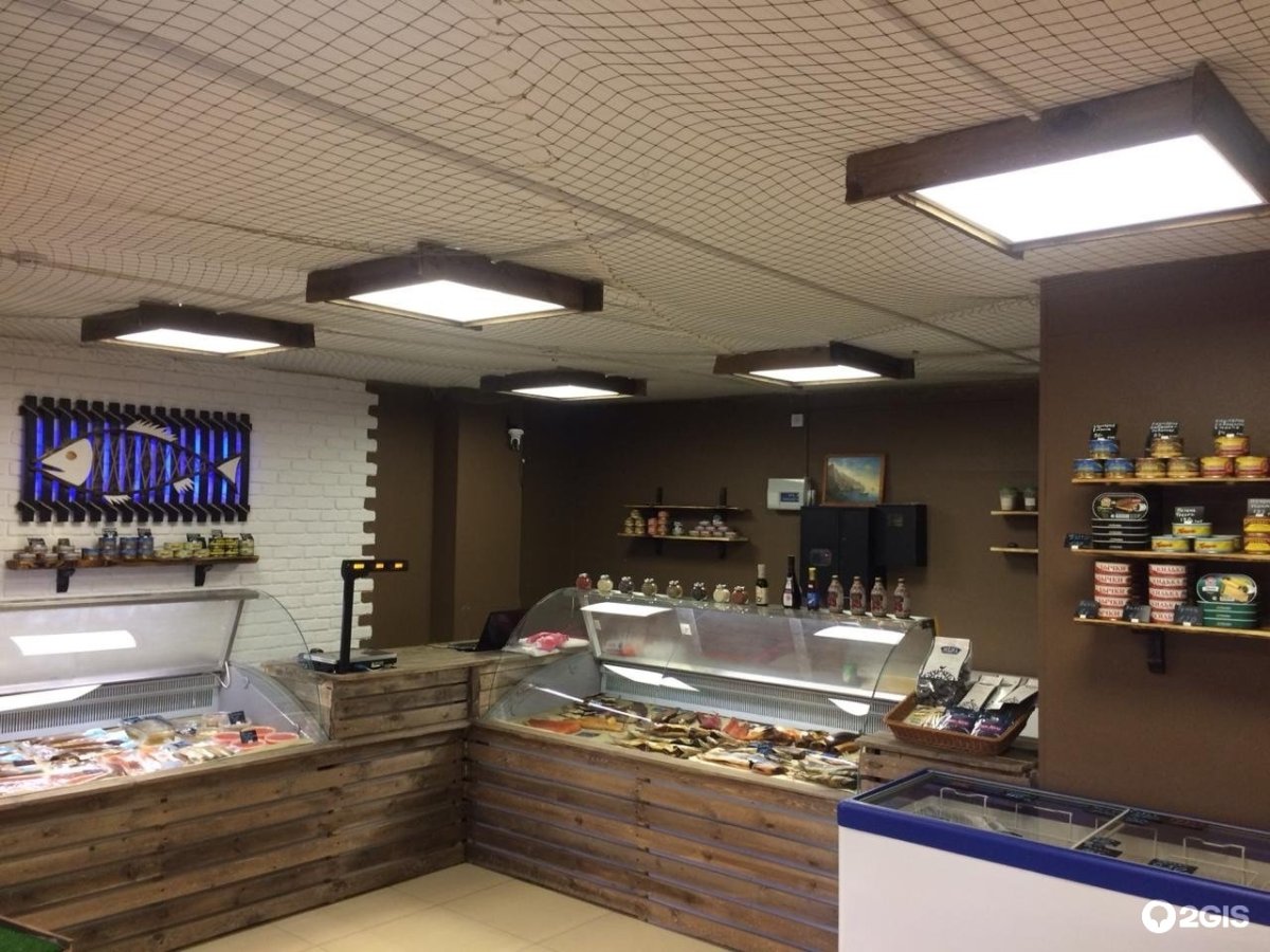 Стенды для рыбного магазина