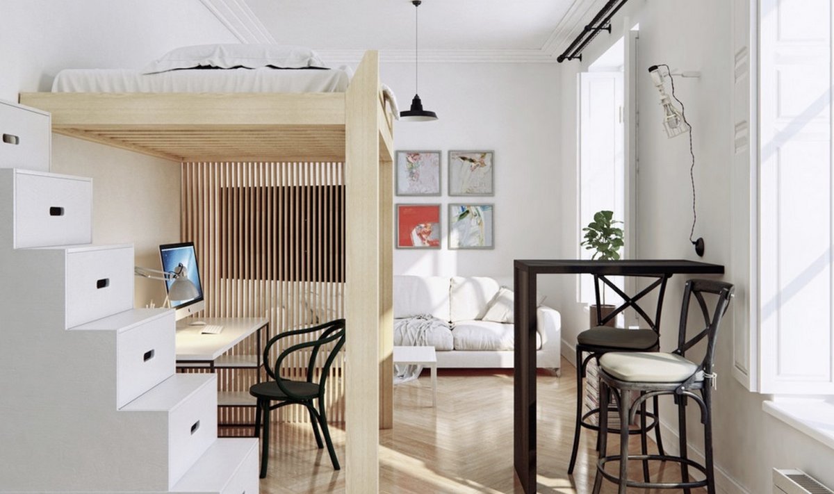 Антресольный этаж в квартире