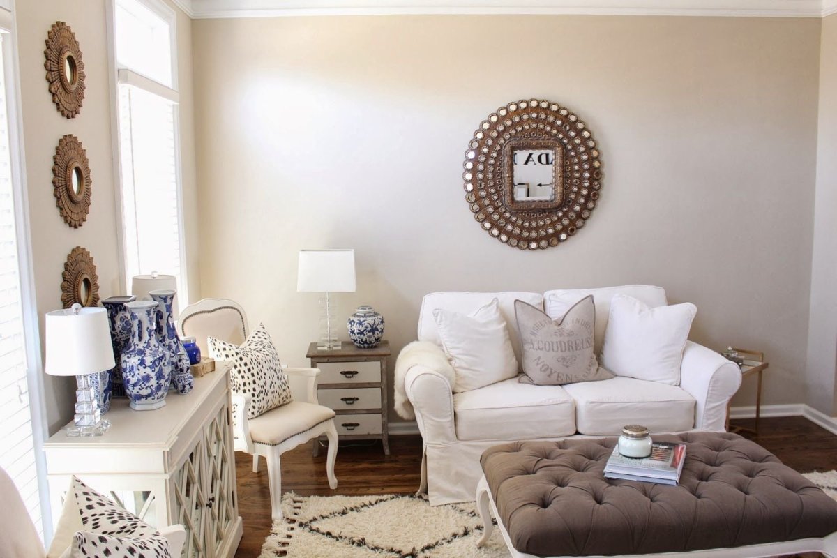 Бежевый цвет стен