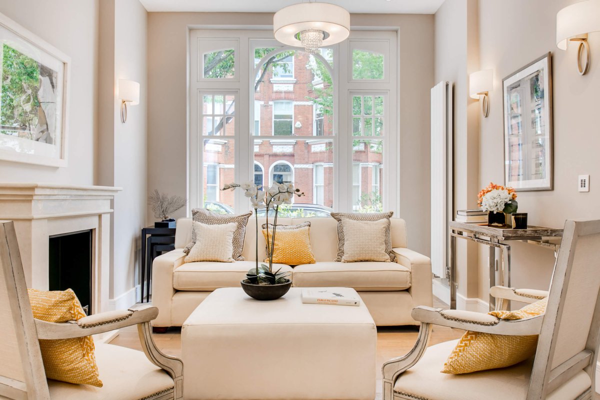 Ванильный цвет в интерьере