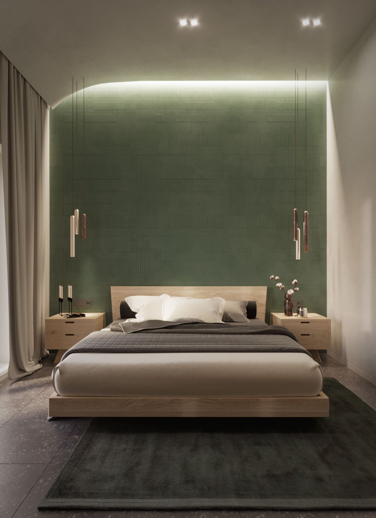 Светильники в спальню