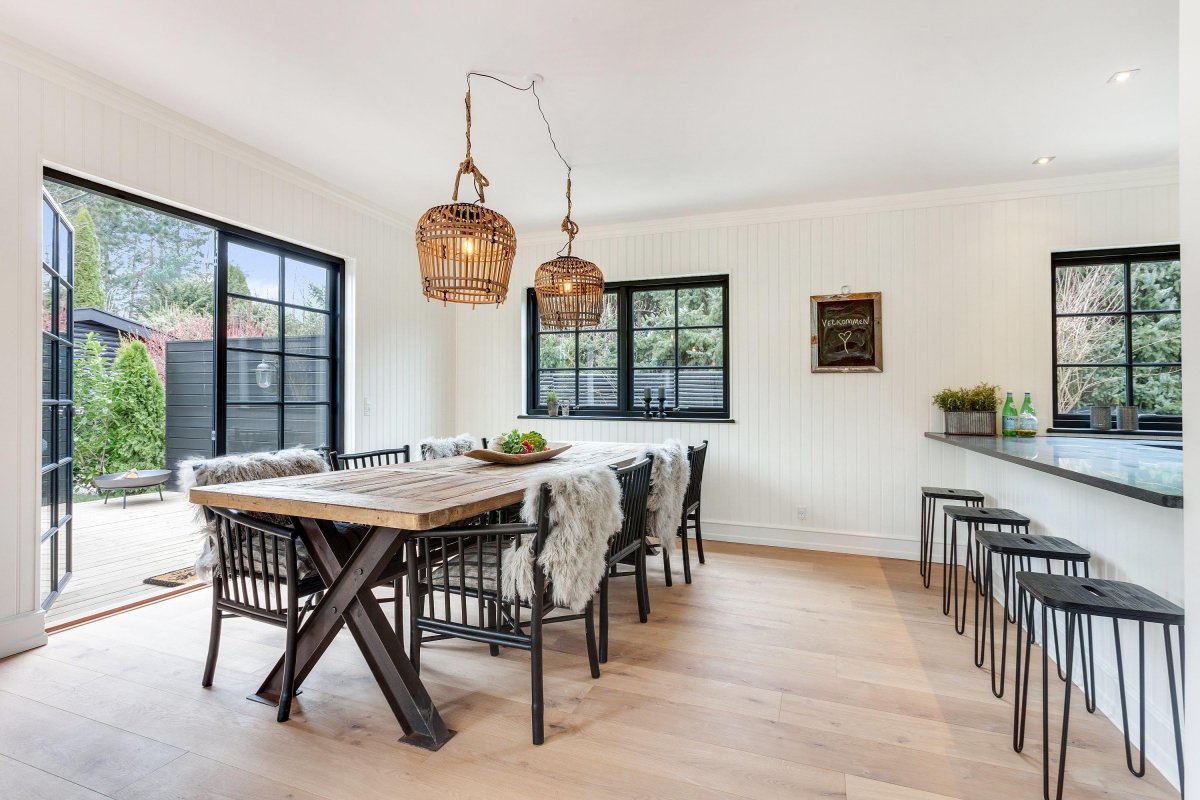 Деревянные фермы в интерьере