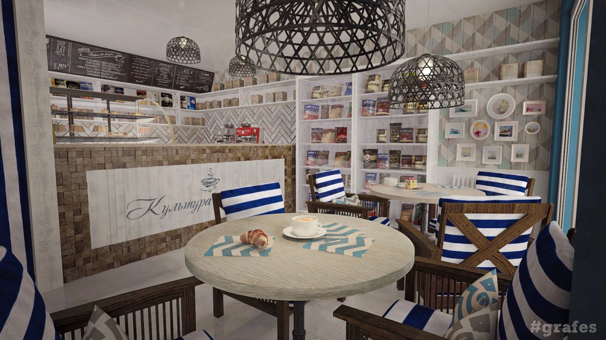 Интерьер кондитерской