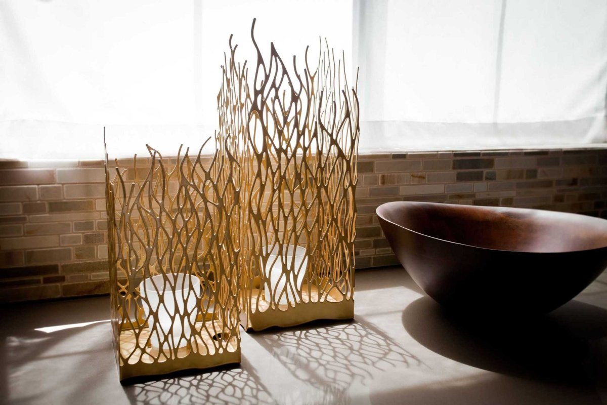 Декоративная тростниковая изгородь