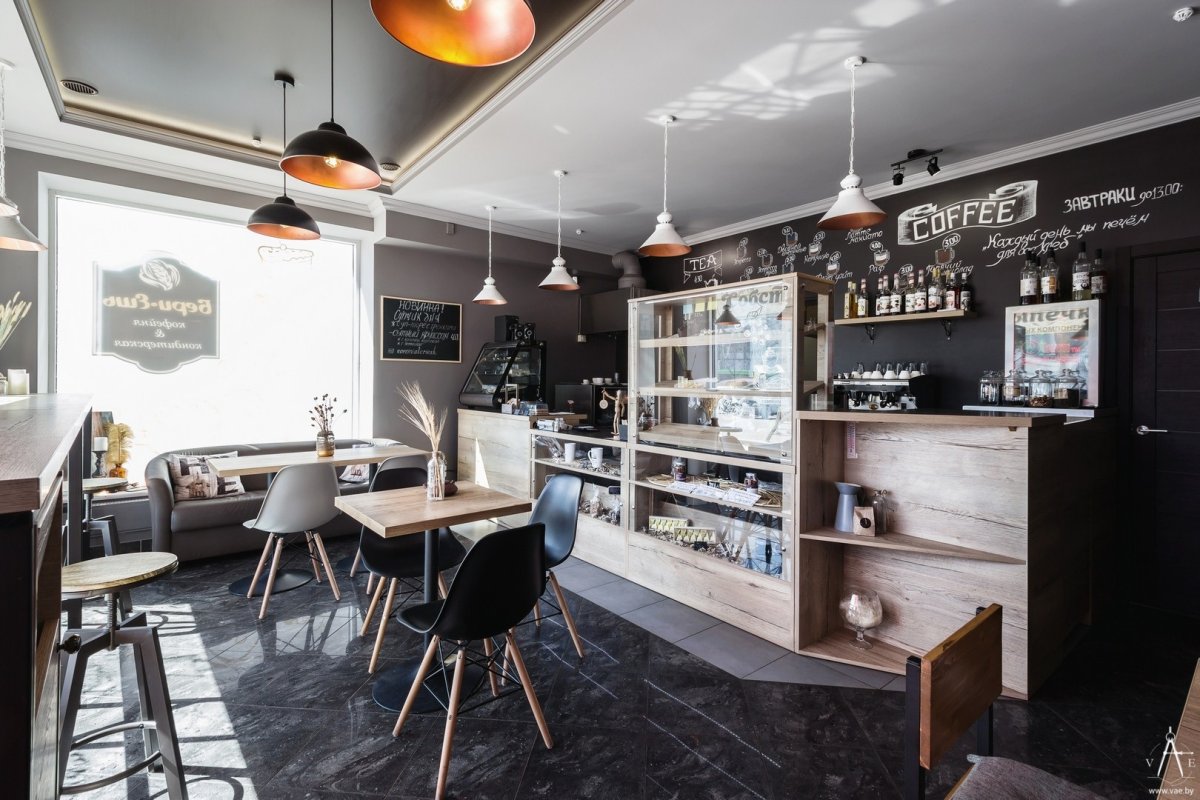 Кофейня изнутри