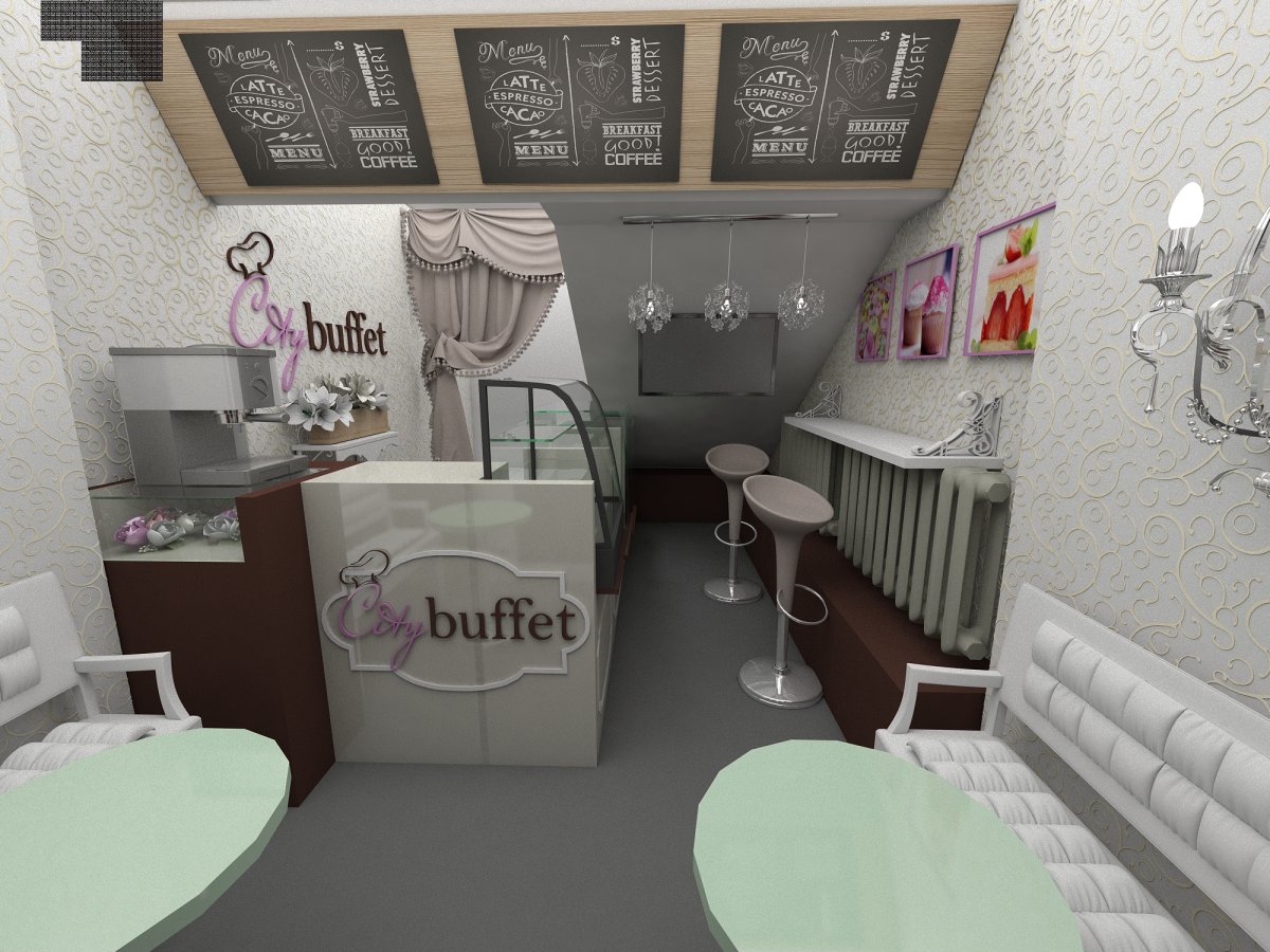 Мини кофейня кафе