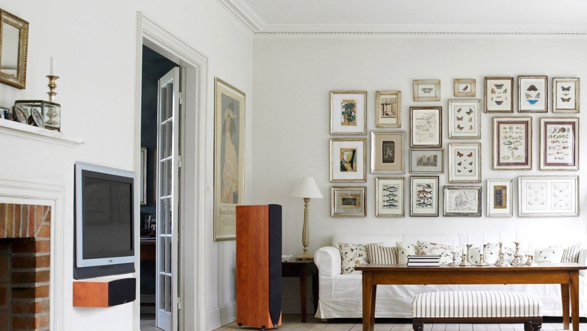 Крашеные стены в интерьере