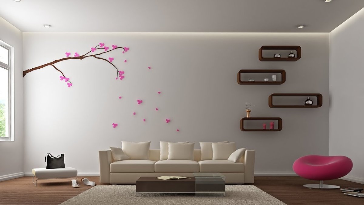 Декорирование стен рамками