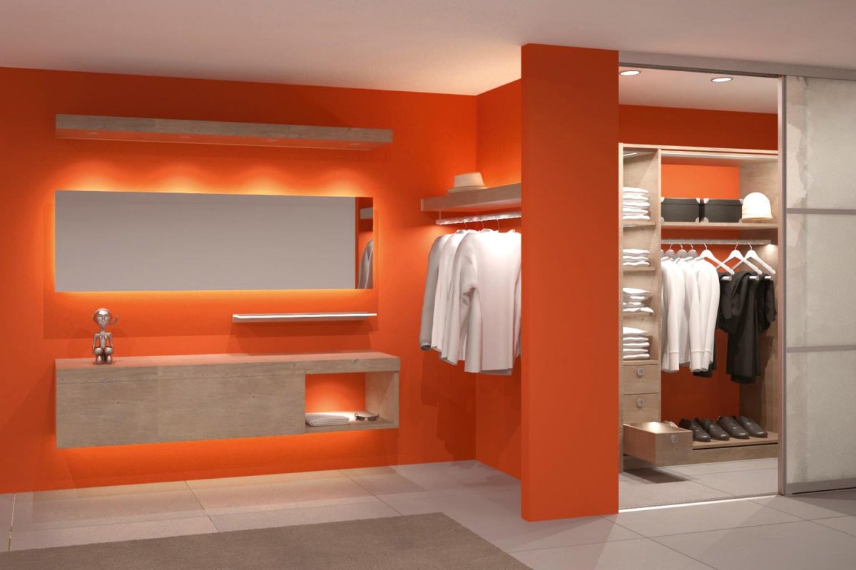 Подсветка шкафа