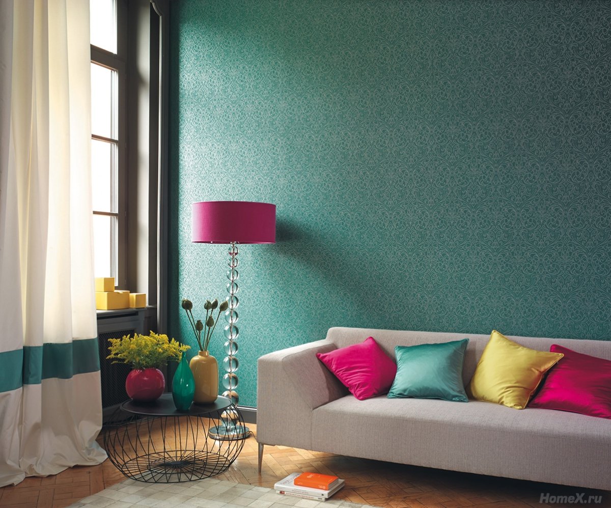 Интерьер в голубом цвете