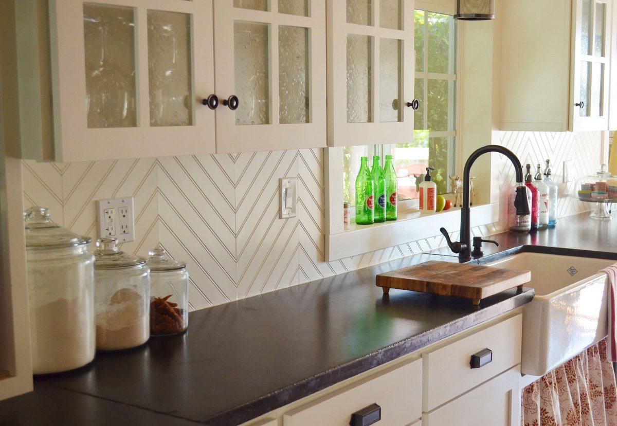 Фартук из ламината для кухни