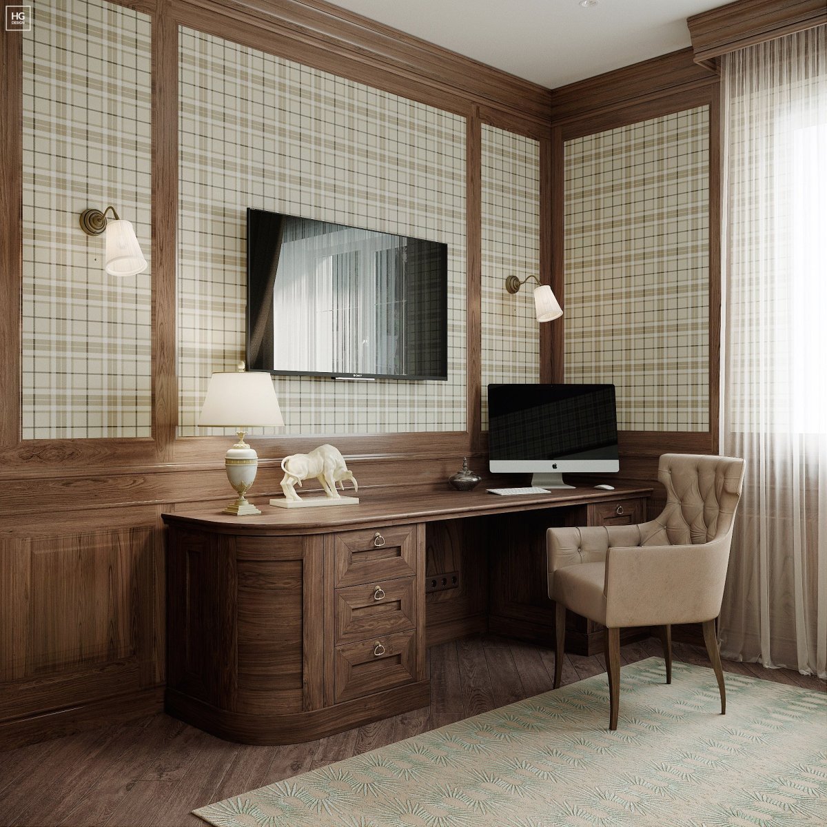 Английский стиль в интерьере