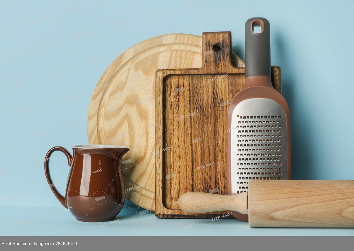 Кухонная утварь из картона шаблон