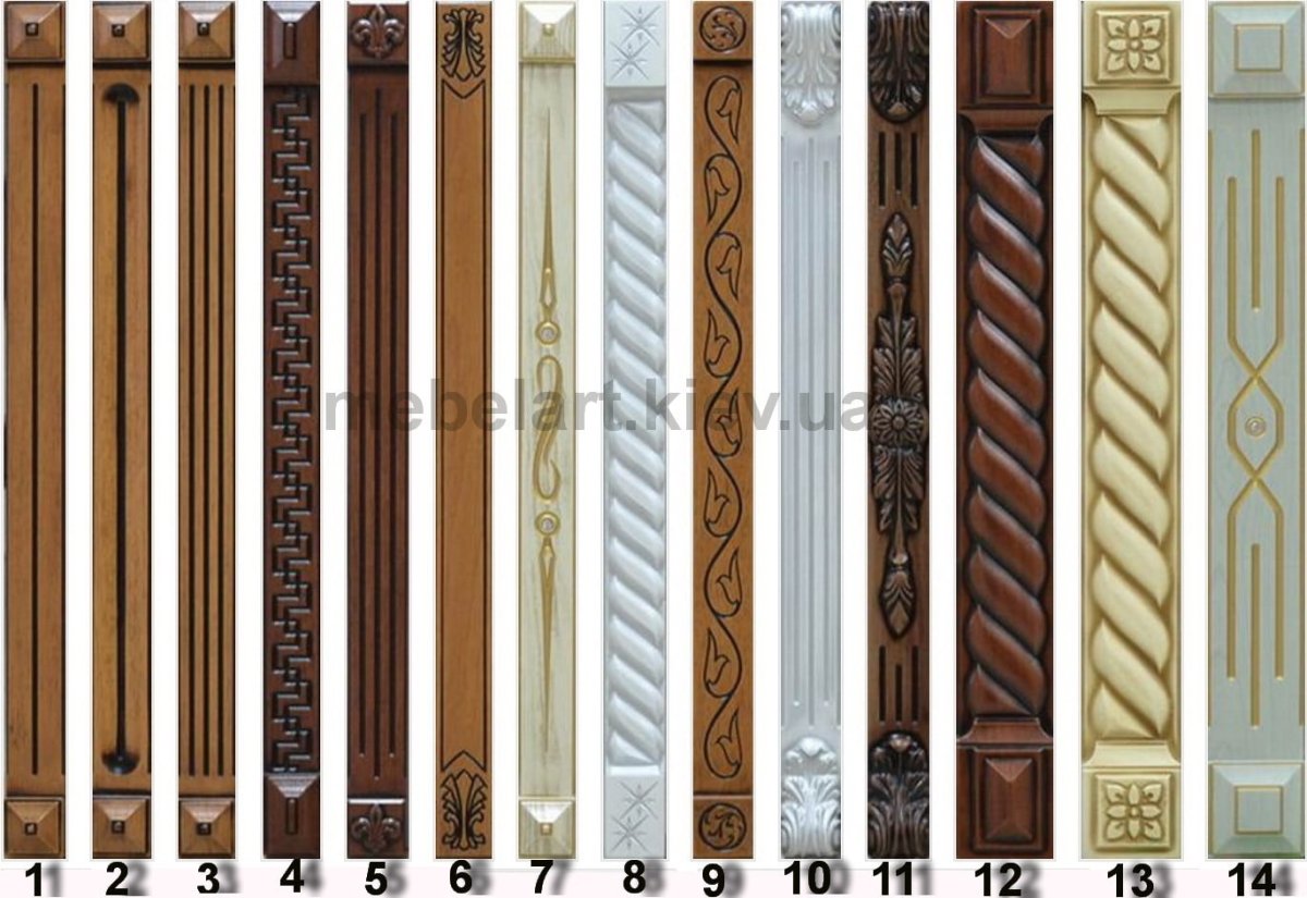 Накладки из дерева