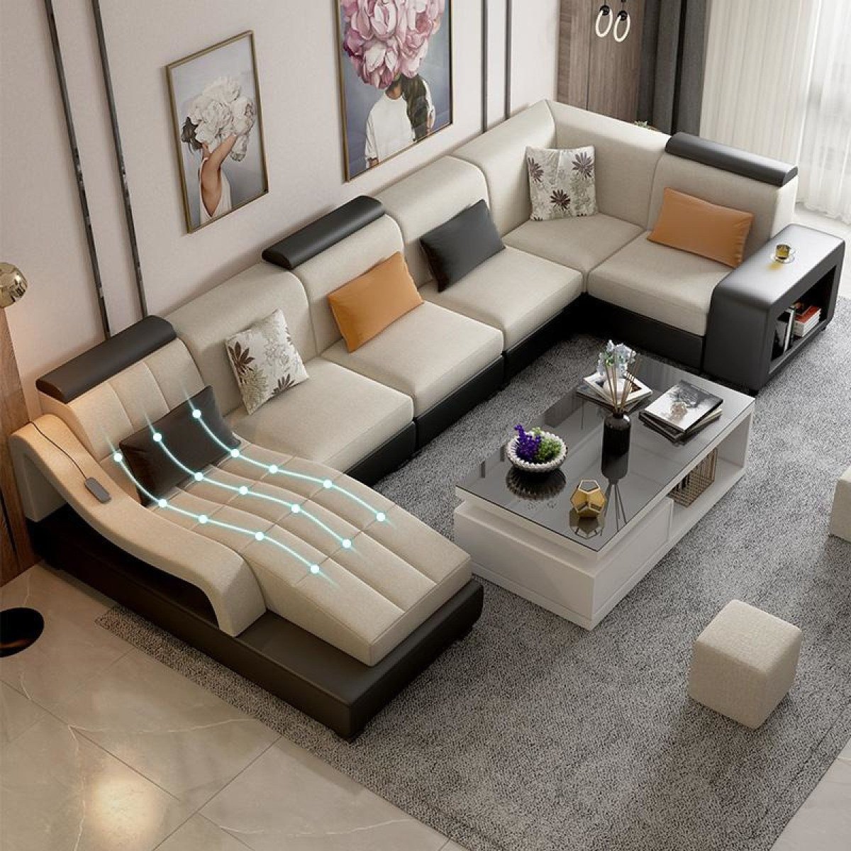 Мягкий уголок в гостиную