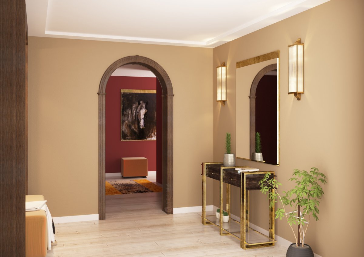 Фигурные перегородки из гипсокартона