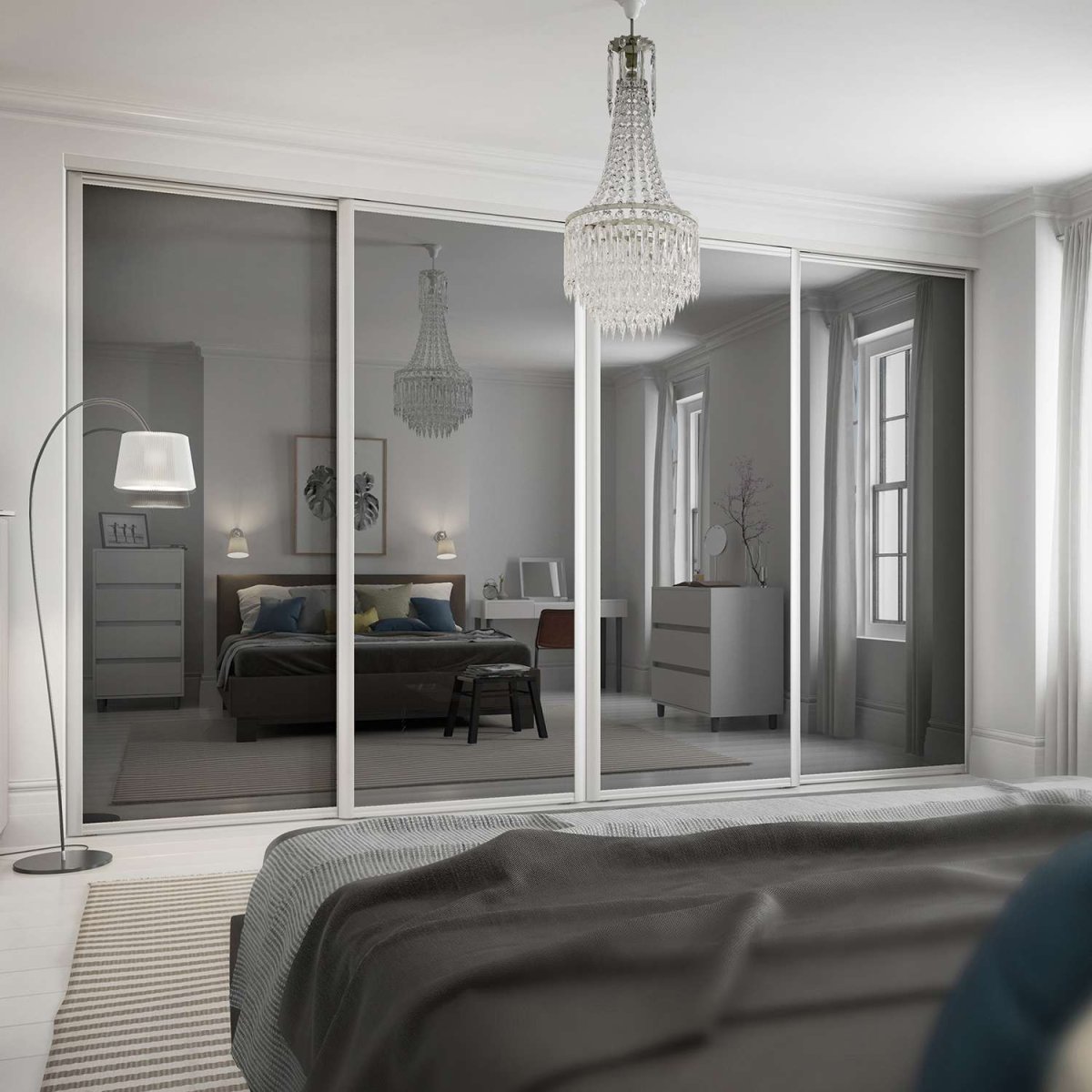 Черное стекло в интерьере