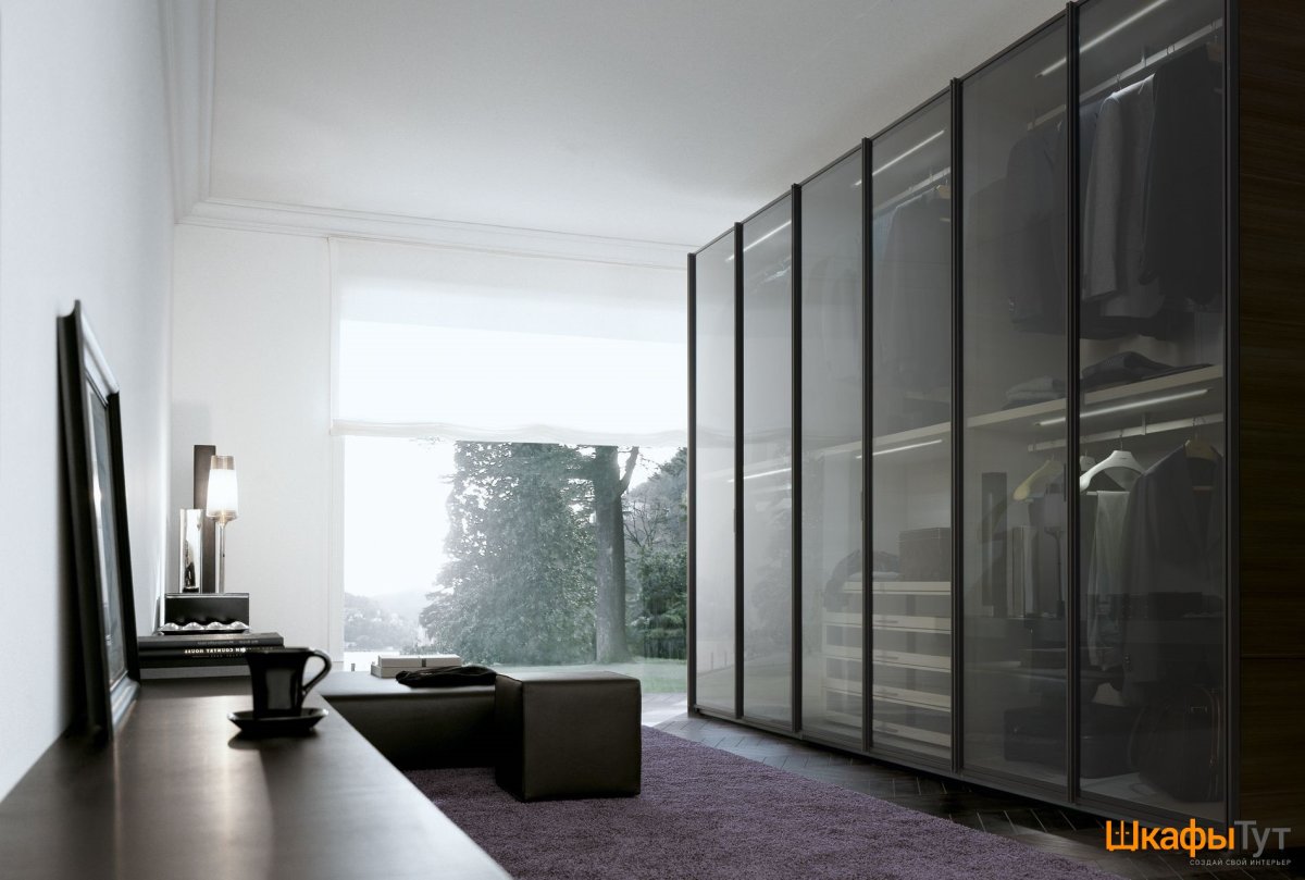 Тонированное зеркало графит