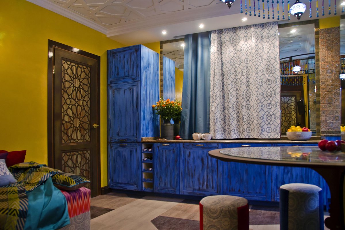 Восточный интерьер кухни